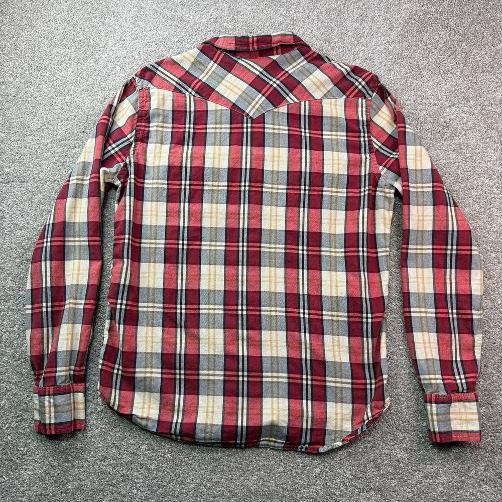 Salt Valley Long‎ Sleeve Pearl Snap Western Button Front Shirt Mens Large Plaid - Picture 3 of 12